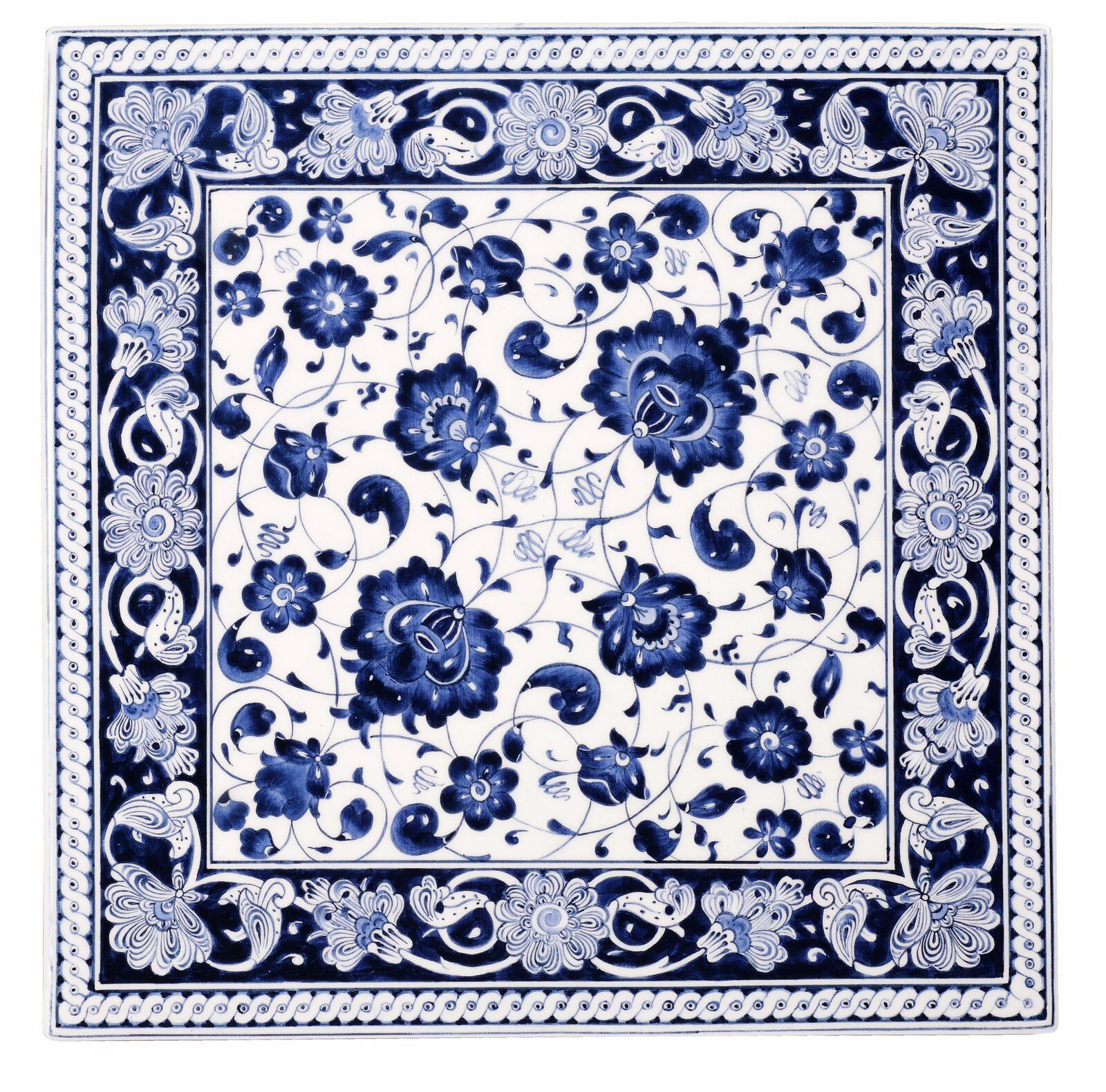 Baba Nakkaş Design Square Plate 34 cm x 34 cm