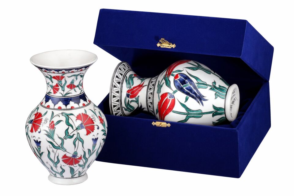 Small Vase with Carnations