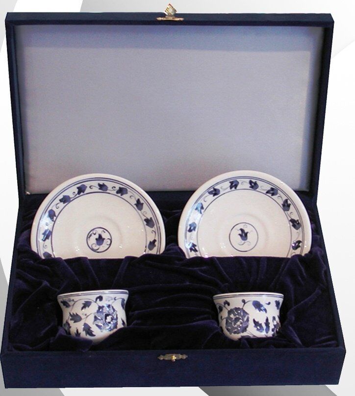 Baba Nakkaş Design Double Turkish Coffee Cup Set