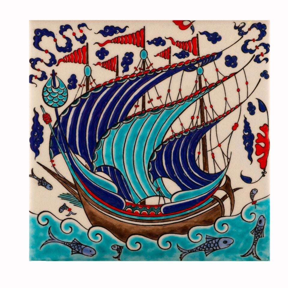 Galleon Patterned Tile