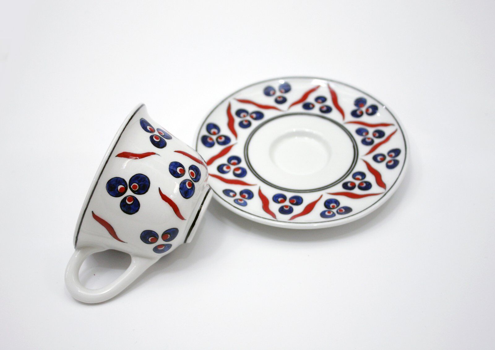 Çintemani Double Turkish Coffee Cup Set