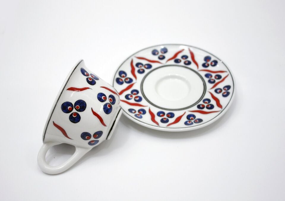 Çintemani Double Turkish Coffee Cup Set