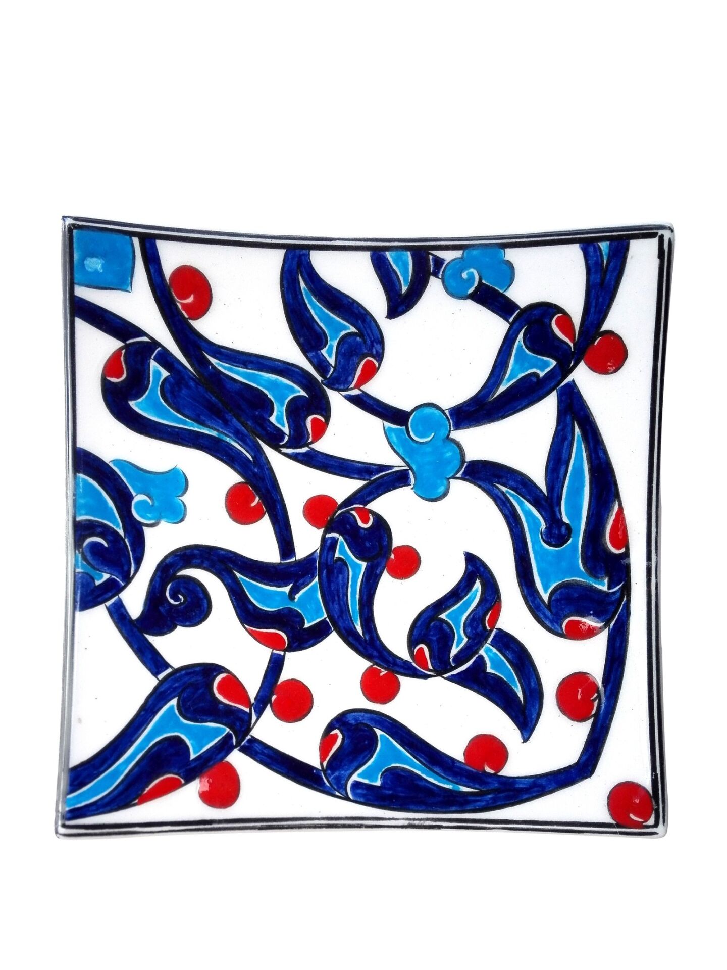 Rumi Kare Tabak 12 cm x 12 cm