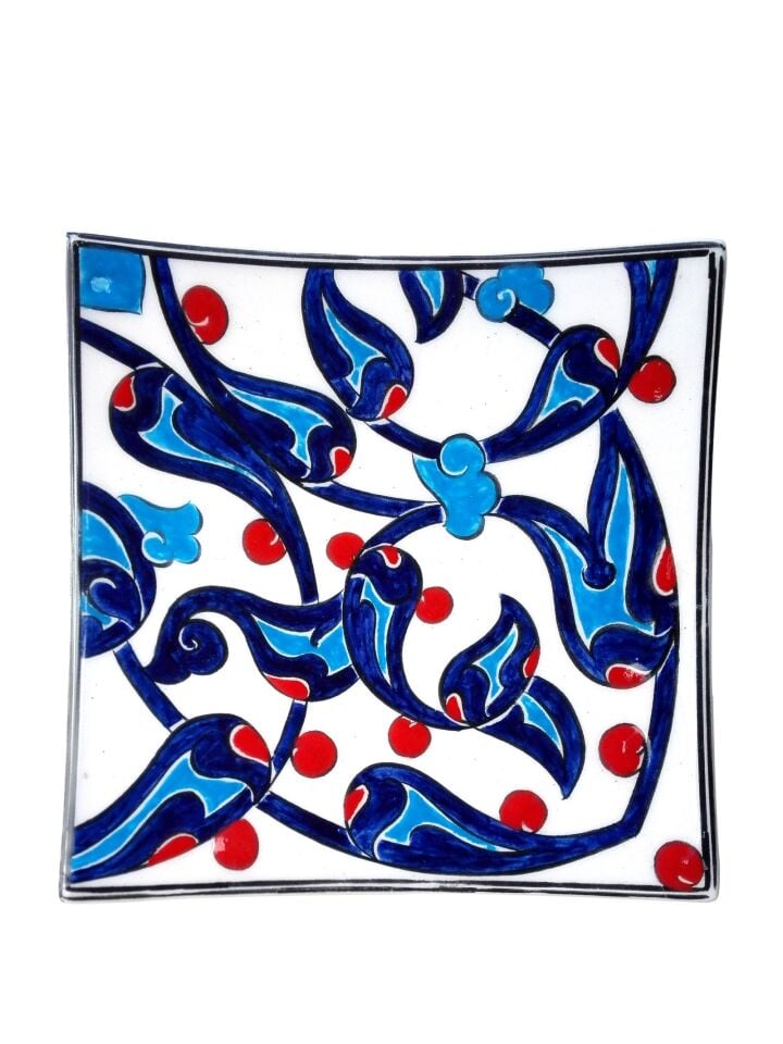 Rumi Kare Tabak 12 cm x 12 cm