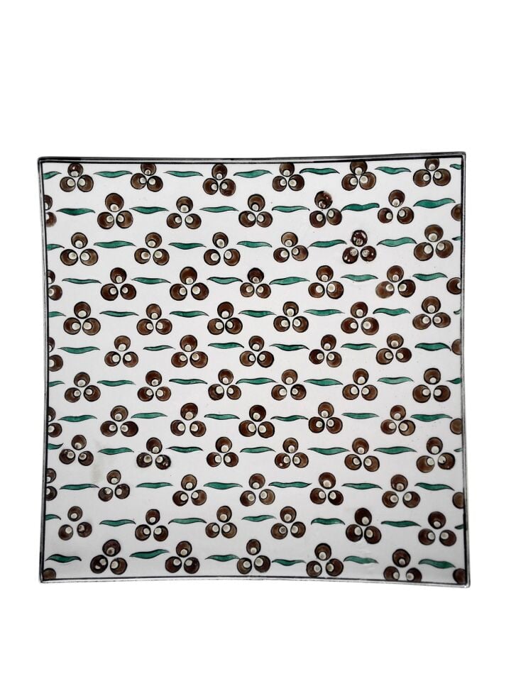 Çintemani Kare Tabak