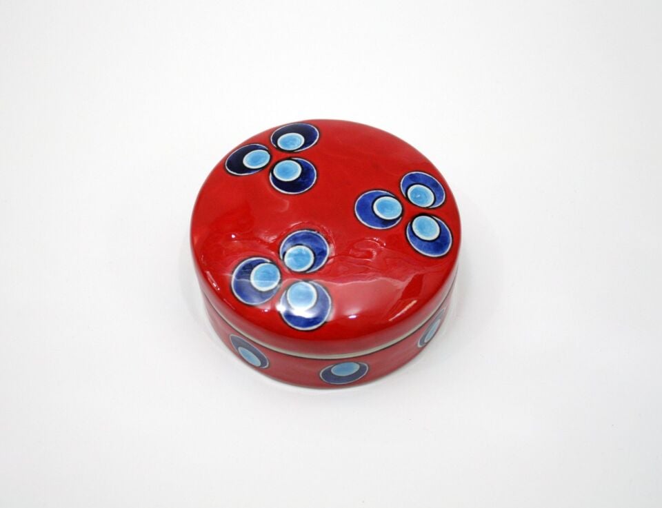 Çintemanili Kapaklı Mücevher Kutusu