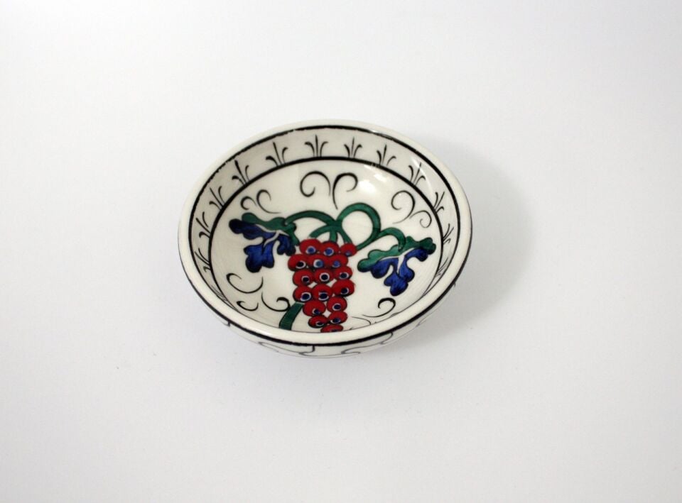 Üzümlü Tekli Şekerlik Kase