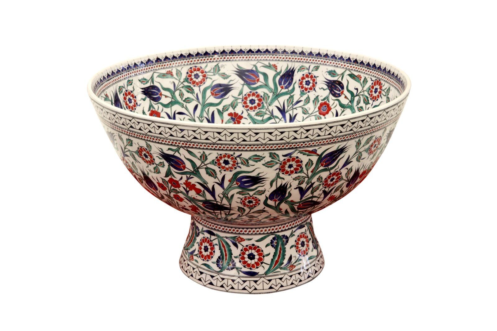 Laleli Desen Büyük Boy Çanak