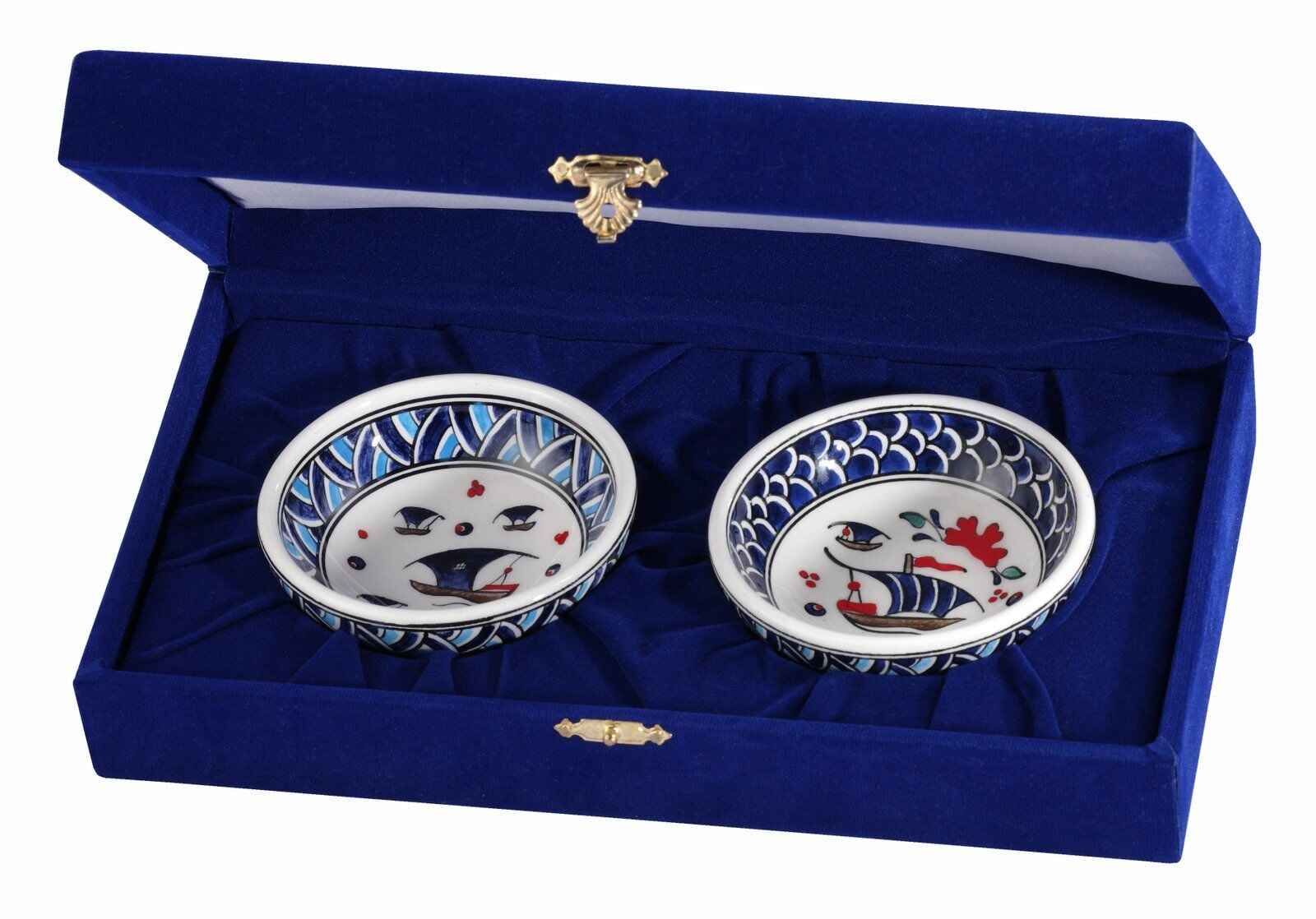 İkili Kalyon Desenli Şekerlik