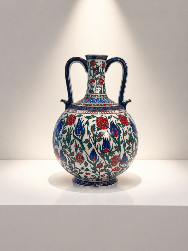 Bitkisel Desenli Büyük Boy Testi